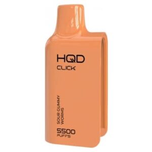 Электронная сигарета HQD CLICK pods Кислые мармеладные червячки