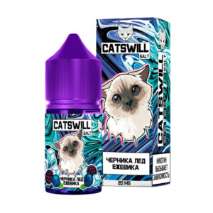 Жидкость CATSWILL Черника лед Ежевика
