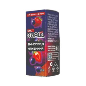 Жидкость DUALL Виноград Клубника