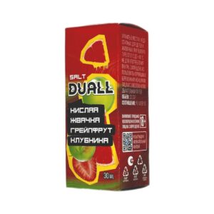 Жидкость DUALL Кислая Жвачка Грейпфрут Клубника