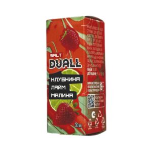 Жидкость DUALL Клубника Лайм Малина