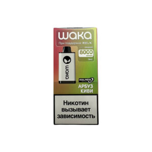 Электронная сигарета WAKA DM8000 Арбуз Киви