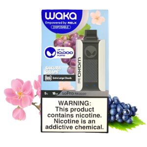 Электронная сигарета WAKA PA10000 Сакура Виноград