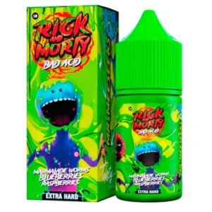 Жидкость Rick and Morty BAD ACID Мармеладные червячки Голубика Малина