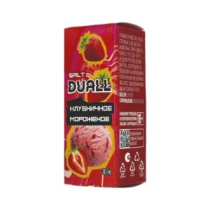 Жидкость DUALL Клубничное мороженое