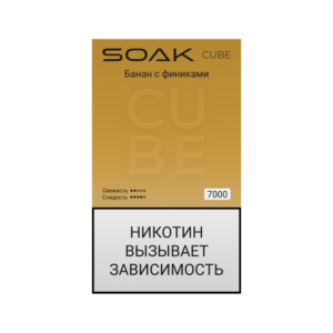 Электронная сигарета SOAK CUBE Банан с финиками