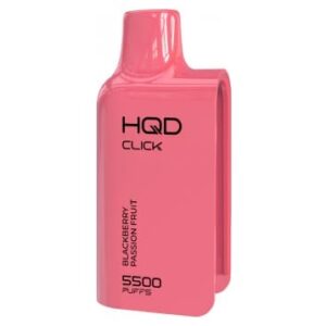 Электронная сигарета HQD CLICK pods Ежевика Маракуйя