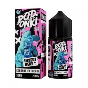 Жидкость PODONKI LAST HAP SALT - Insert Here (Кокосовое Мороженое) 30мл strong