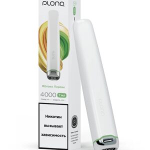 Электронная сигарета Plonq Plus Pro Яблоко Персик
