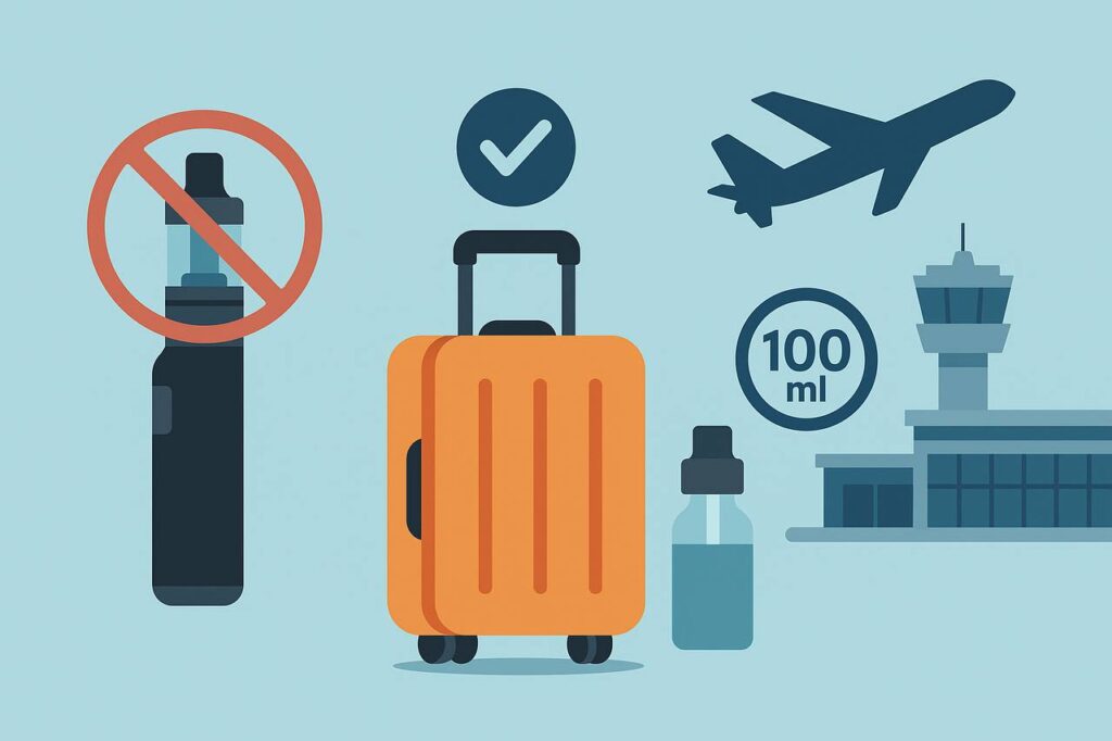 Правила провоза вейпов авиакомпаний и аэропортов