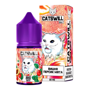 Жидкость CATSWILL Вишня Персик Мята