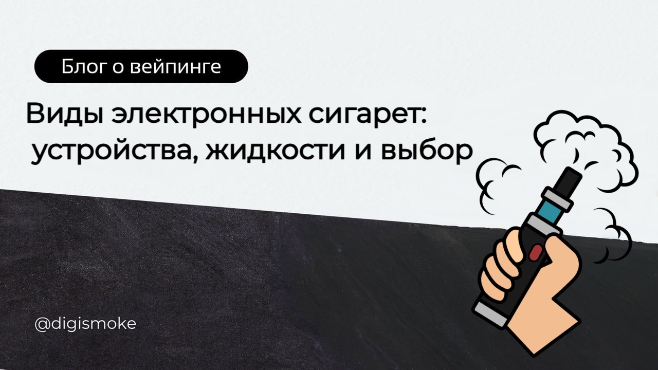 фоновое изображение видов электронных сигарет