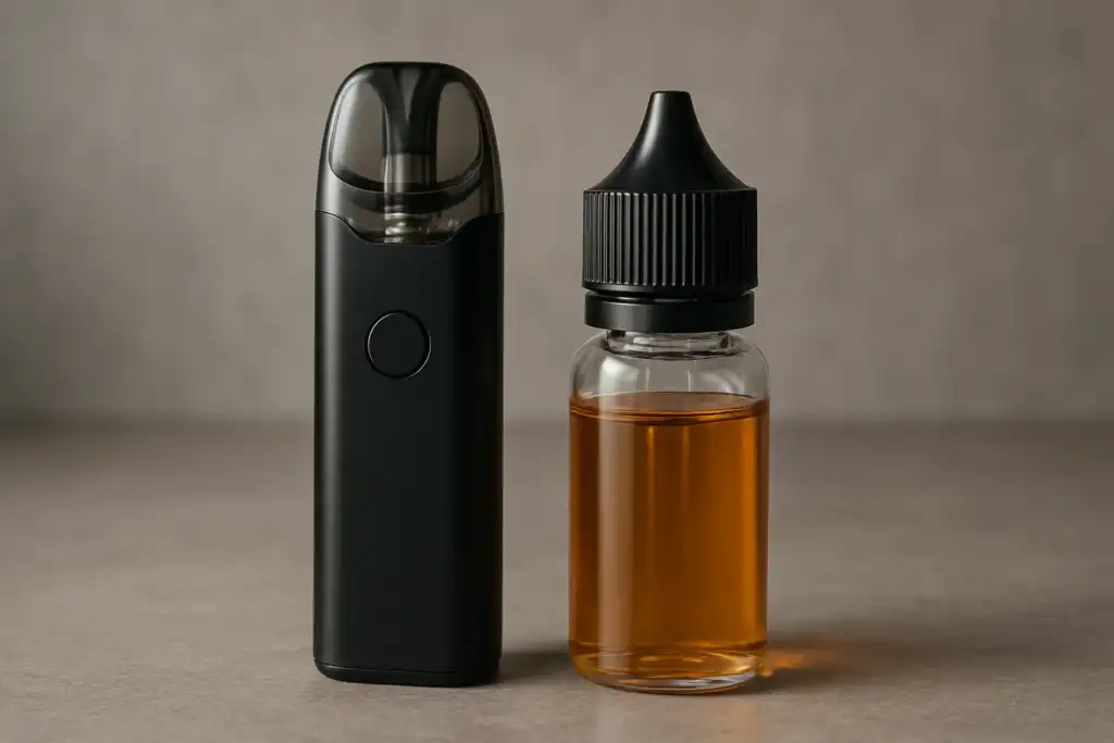 Фото вейпа и жидкости