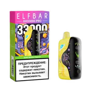 фото Электронная сигарета ELFBAR GH33000 Киви Ананас Персик