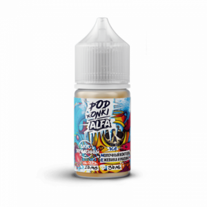 Жидкость PODONKI ALFA VAPE ICE ULTRA 30 ml - Молочный коктейль Ежевика-Малина