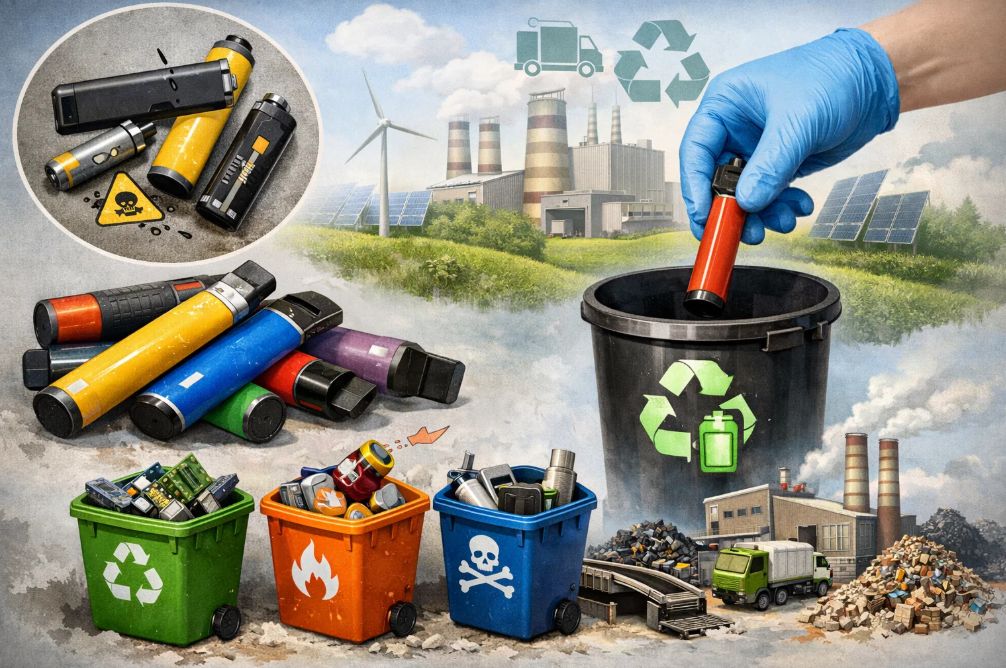 Куда выбрасывать электронные сигареты