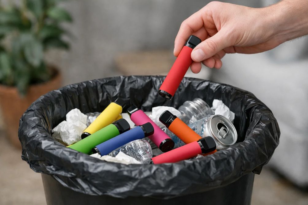 как утилизировать электронные сигареты одноразовые
