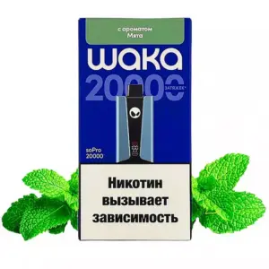 Электронная сигарета WAKA soPro 20000 EXTRA Ежевика Мята